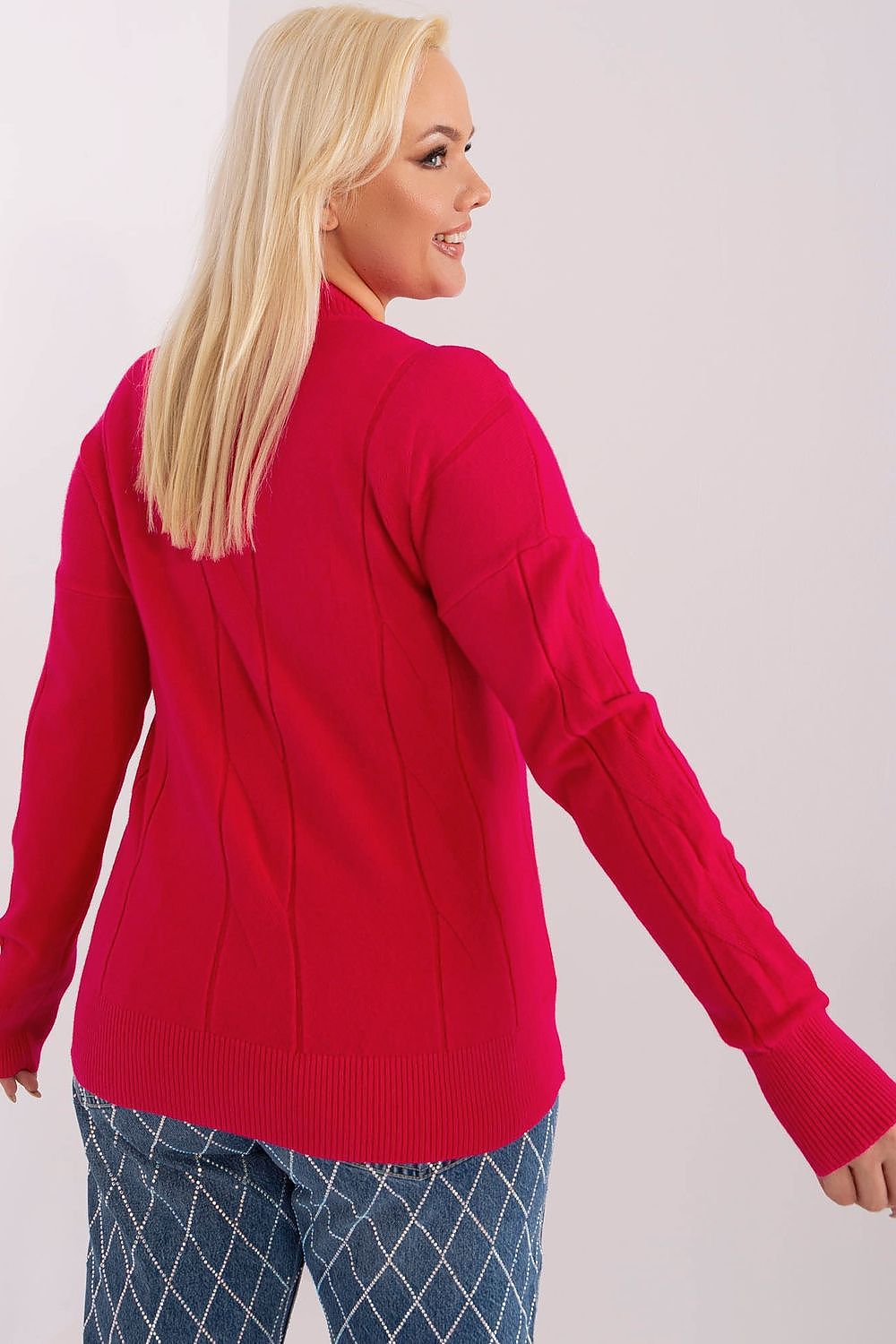  Pulóver plus size model 190060 Factory Price 