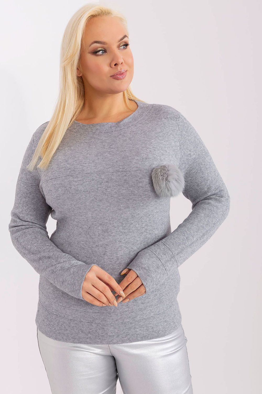  Pulóver plus size model 190070 Factory Price 