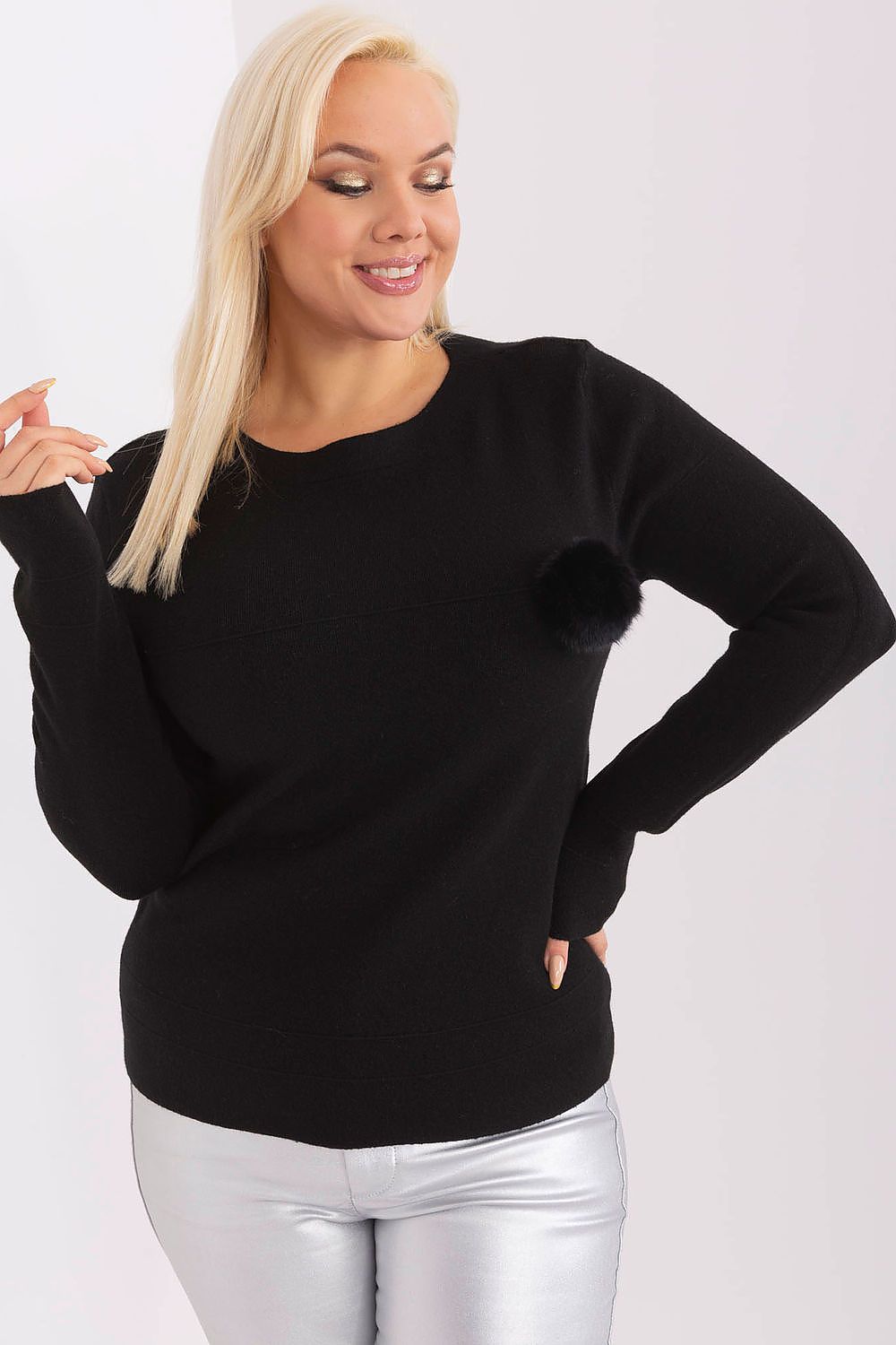  Pulóver plus size model 190071 Factory Price 