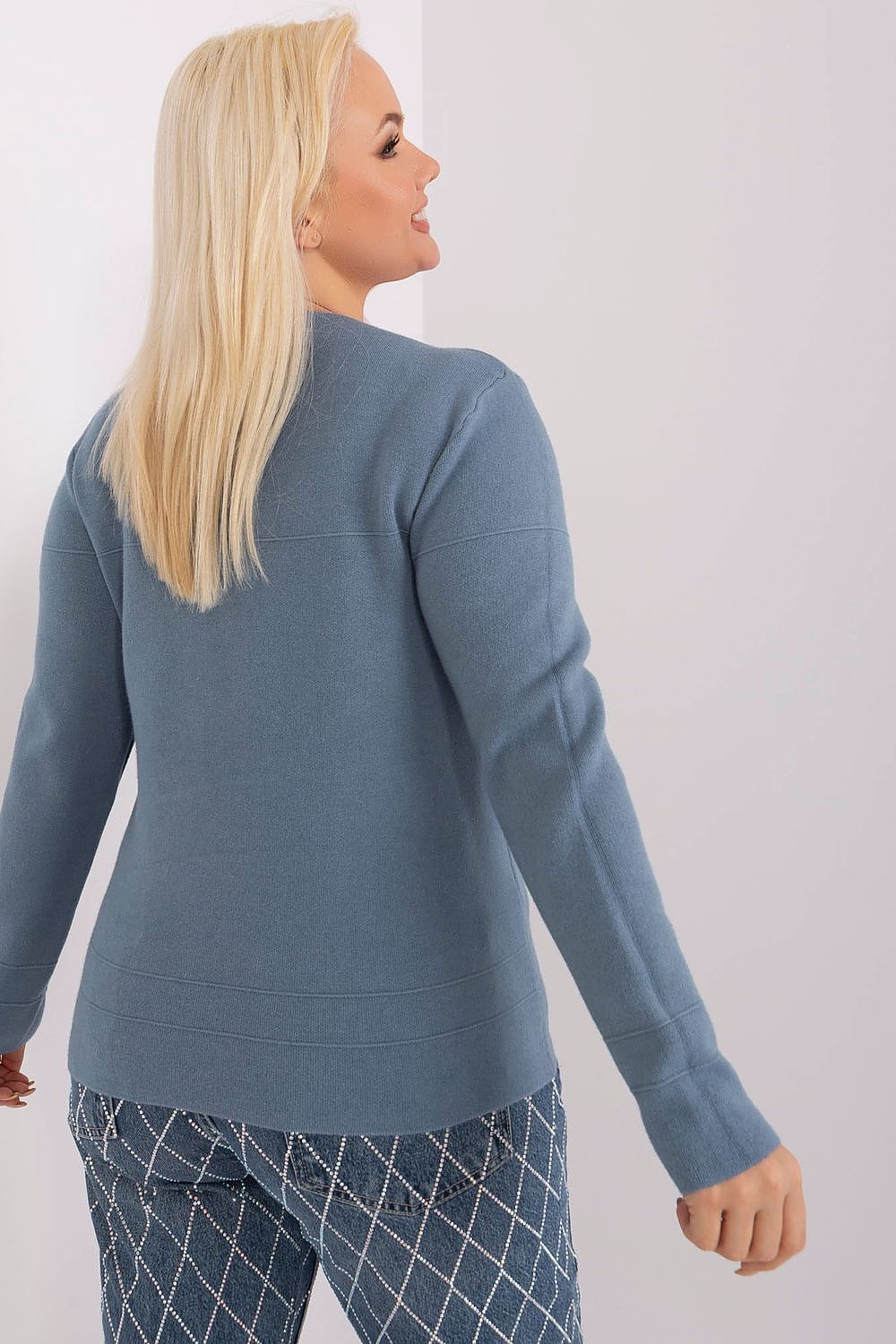  Pulóver plus size model 190072 Factory Price 