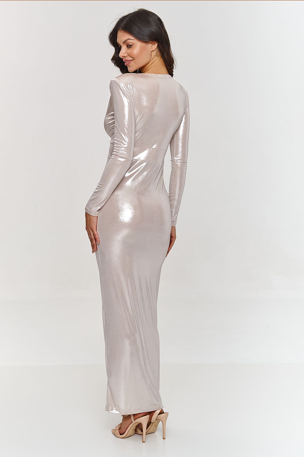  Hosszú ruha model 209575 Makadamia 