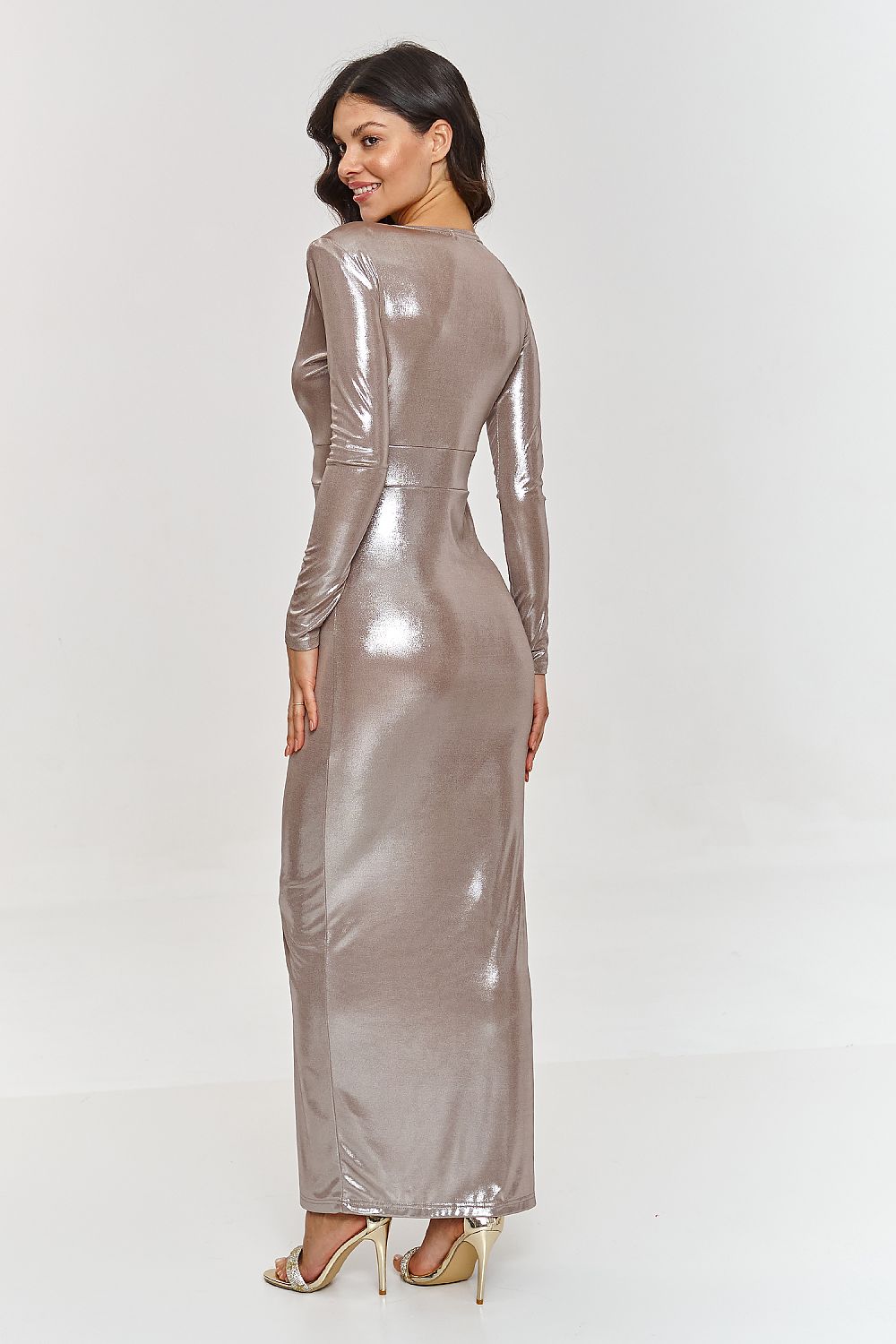  Hosszú ruha model 209578 Makadamia 