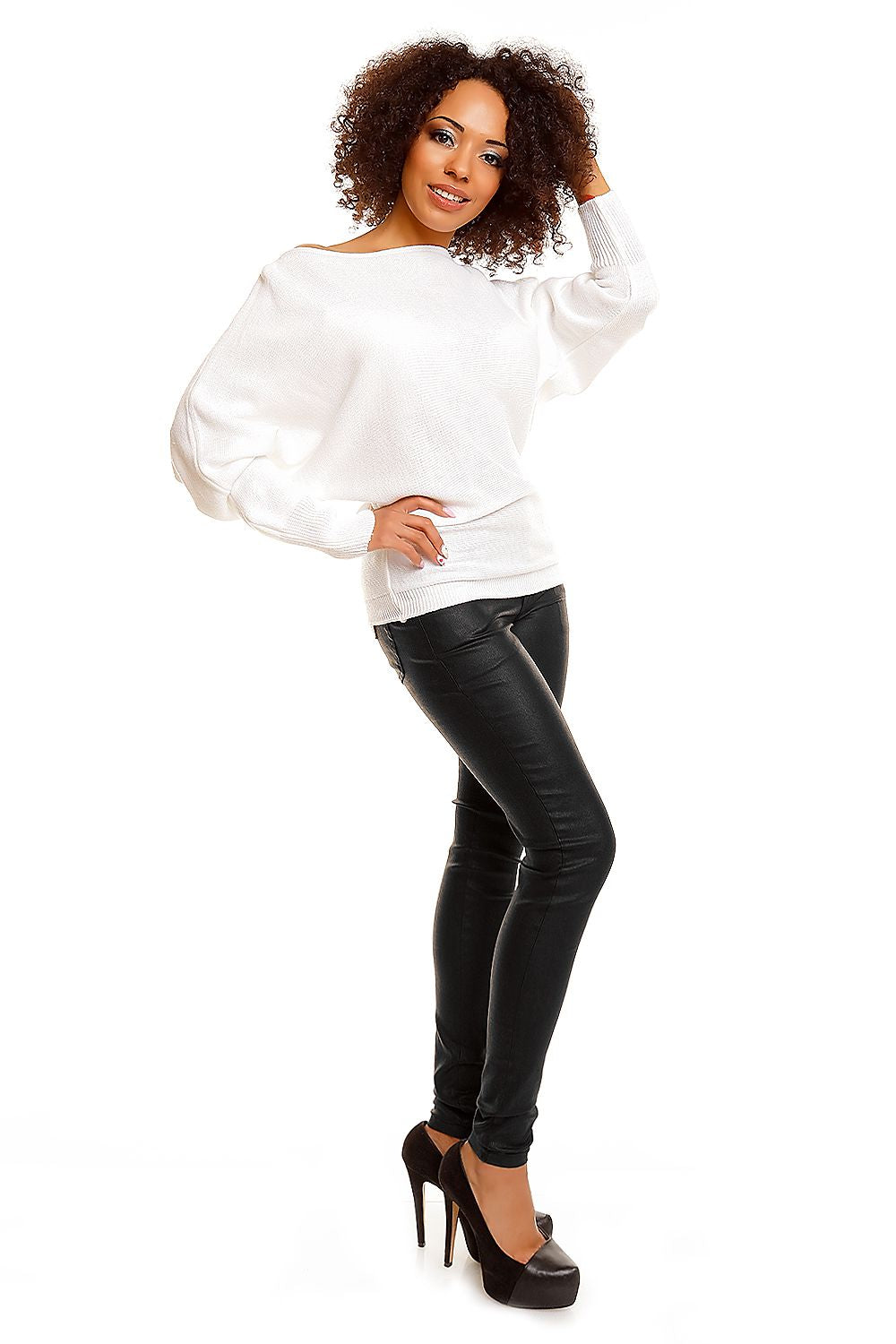  Denevérujjú pulóver model 84277 PeeKaBoo 