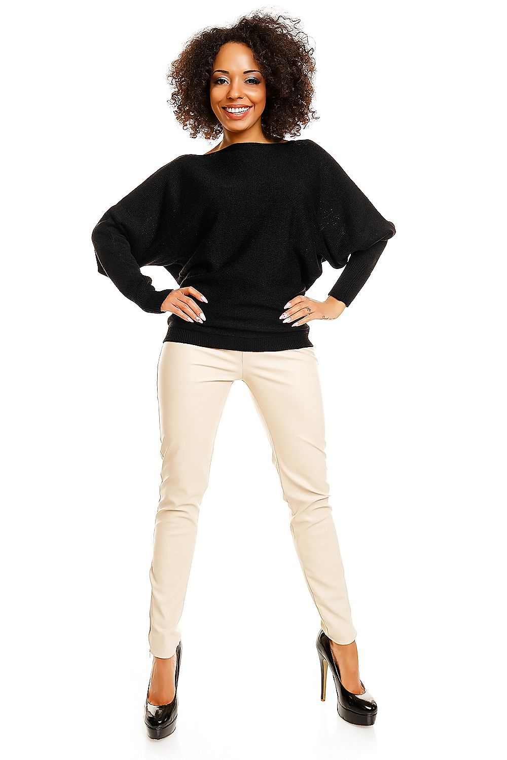  Denevérujjú pulóver model 84284 PeeKaBoo 