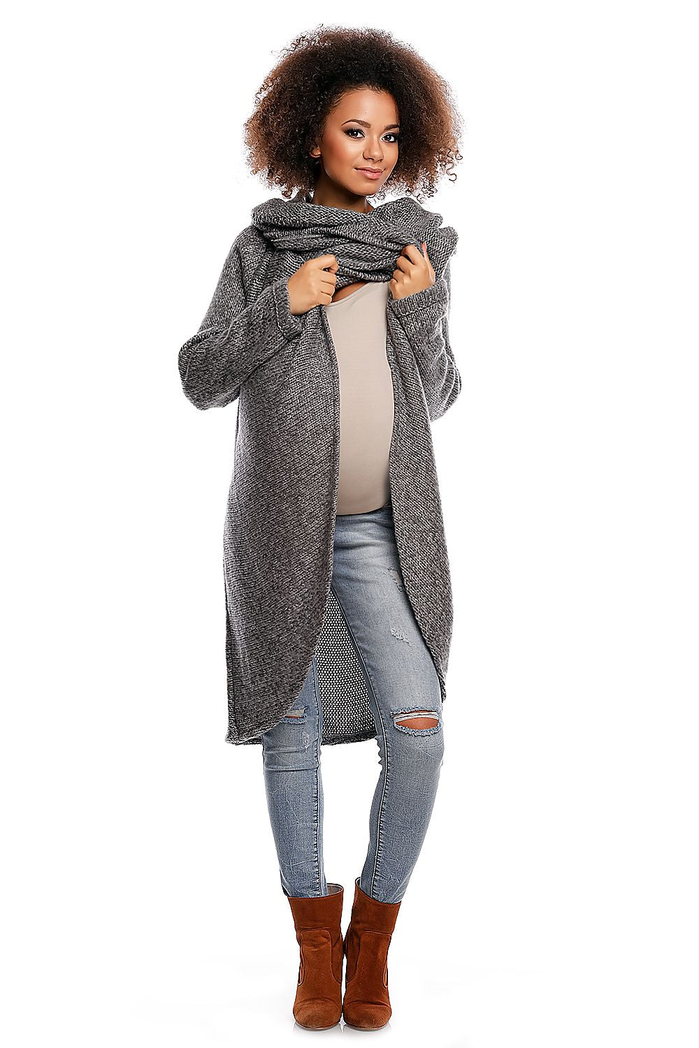  Hosszú pulóver model 84290 PeeKaBoo 