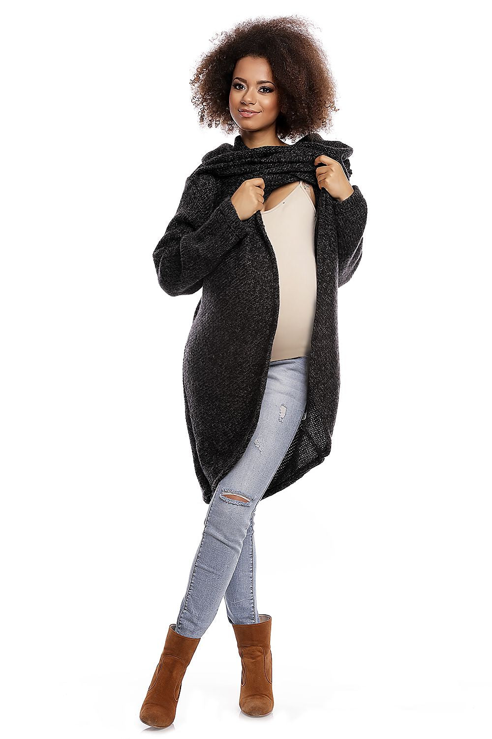  Hosszú pulóver model 84291 PeeKaBoo 