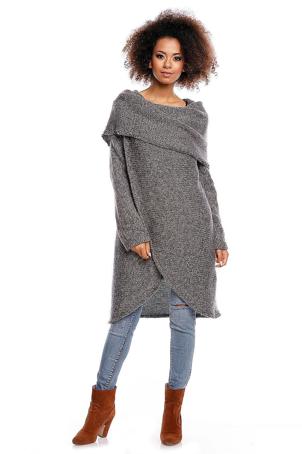  Hosszú pulóver model 84297 PeeKaBoo 
