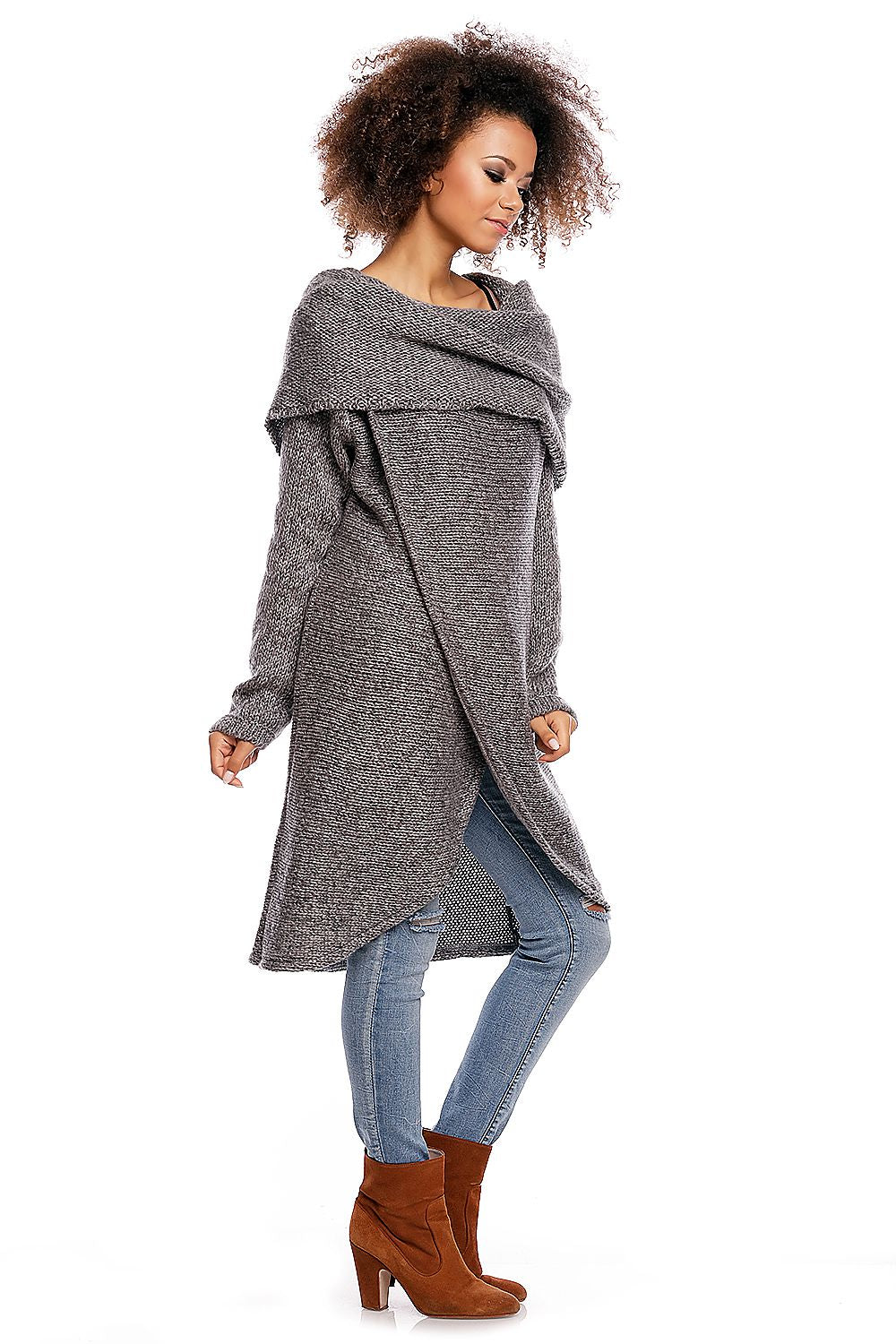  Hosszú pulóver model 84297 PeeKaBoo 