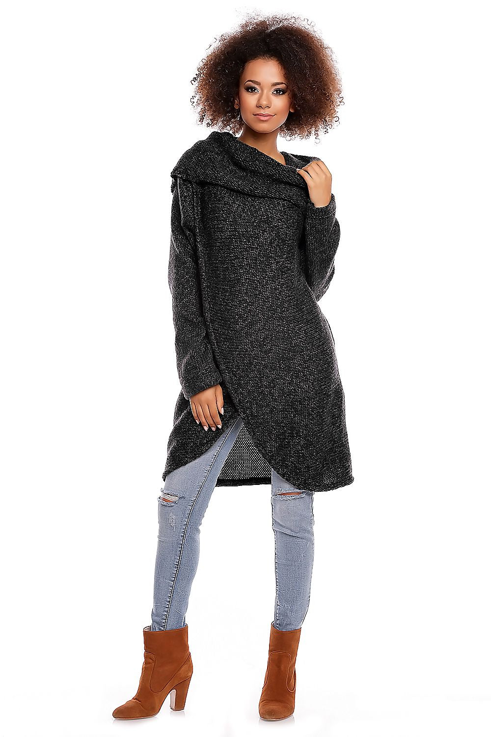  Hosszú pulóver model 84298 PeeKaBoo 