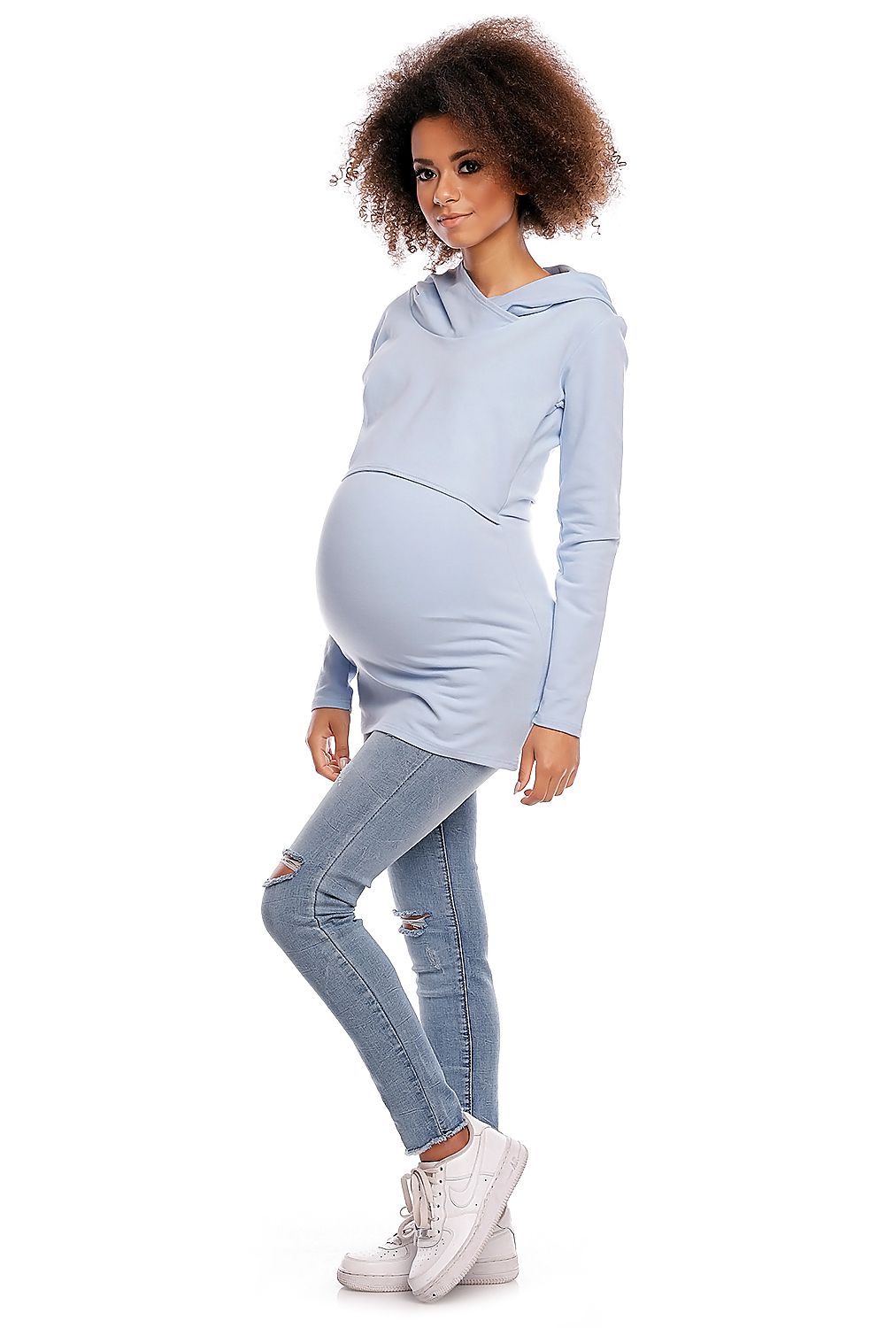  Terhességi blúz model 84457 PeeKaBoo 