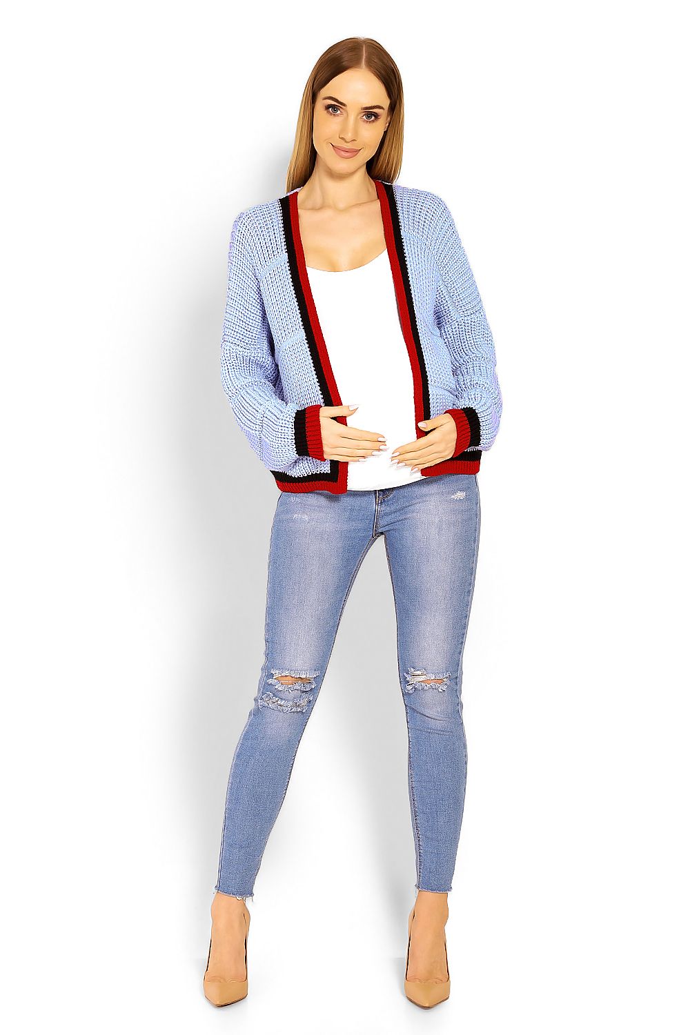  Terhességi kardigán model 114485 PeeKaBoo 
