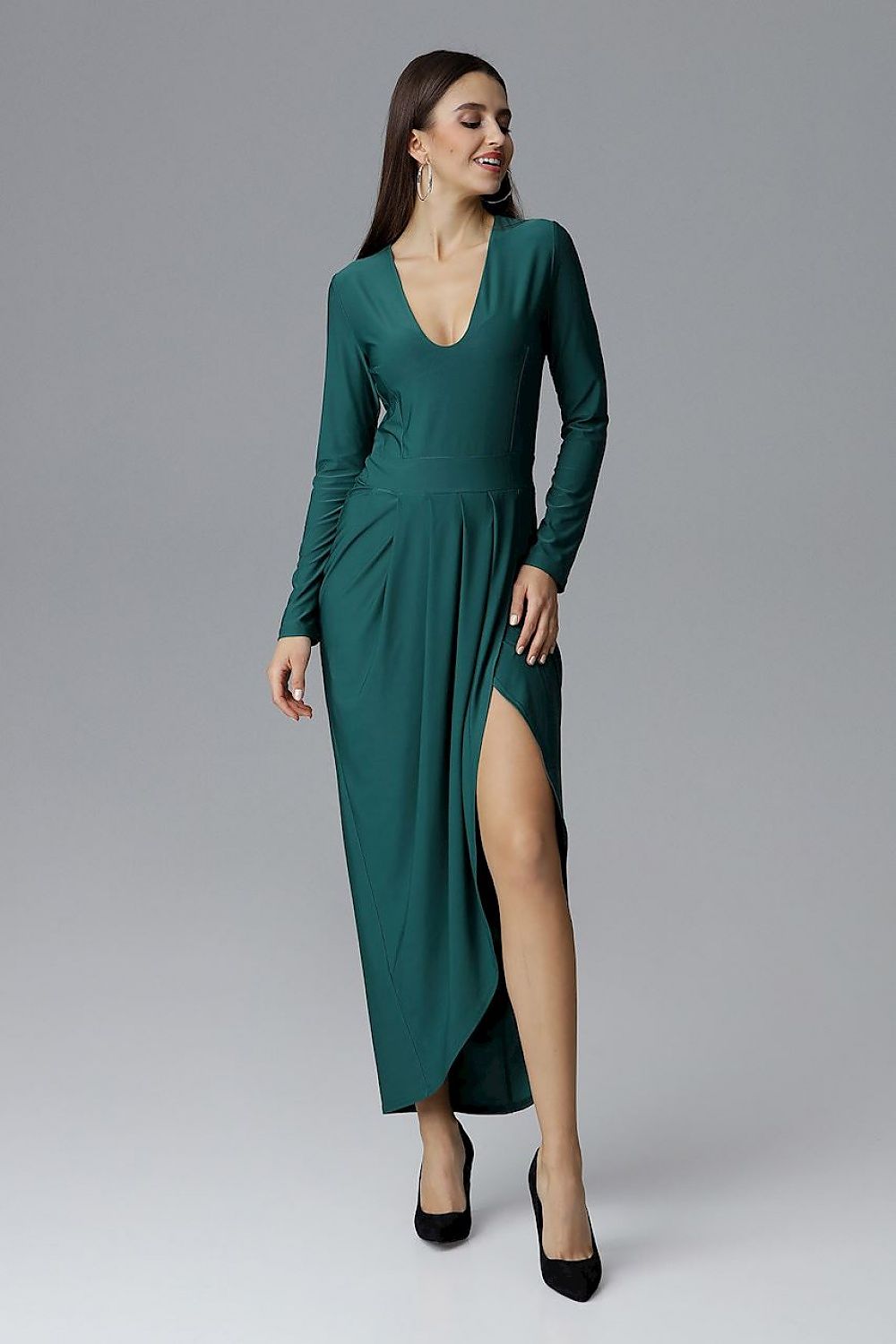  Hosszú ruha model 126214 Figl 