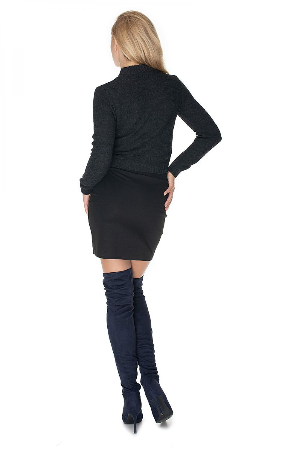  Rövid pulóver model 135321 PeeKaBoo 