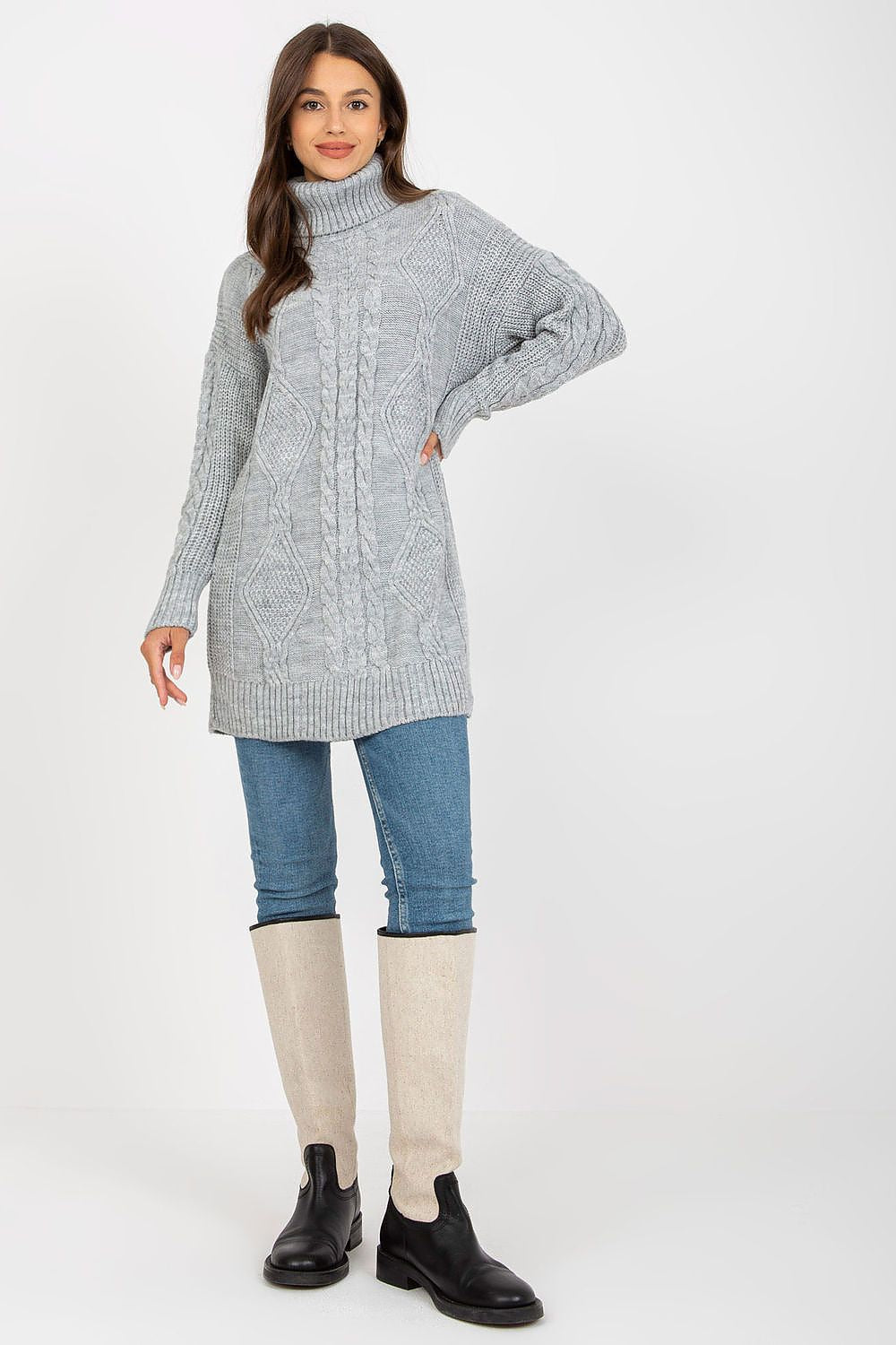  Hosszú pulóver model 170561 Rue Paris 