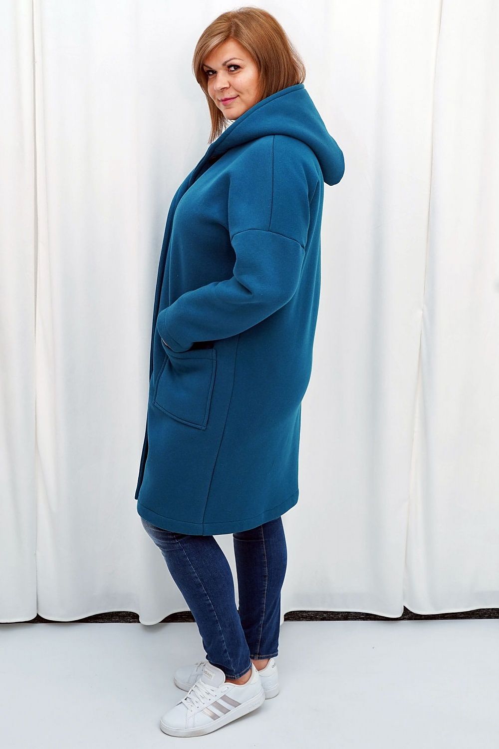  Kabát plus size model 184905 Karko 